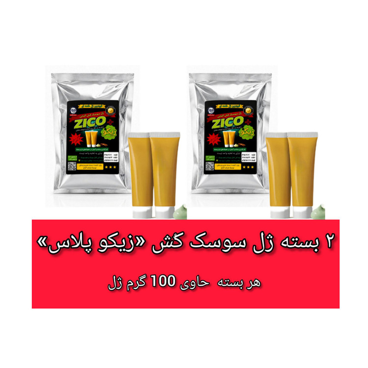 2 عدد ژل سوسک کش زیکو پلاس 100 گرمی